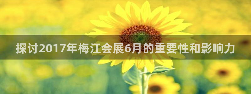 果博怎么注册账号：探讨2017年梅江会展6月的重要性和影响力