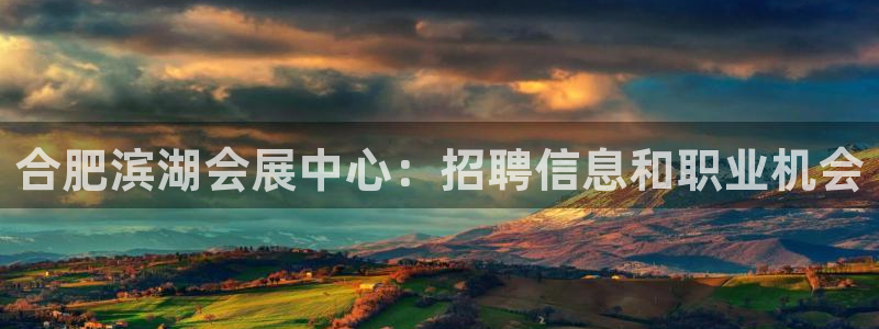 果博平台真实吗安全吗：合肥滨湖会展中心：招聘信息和职业机会